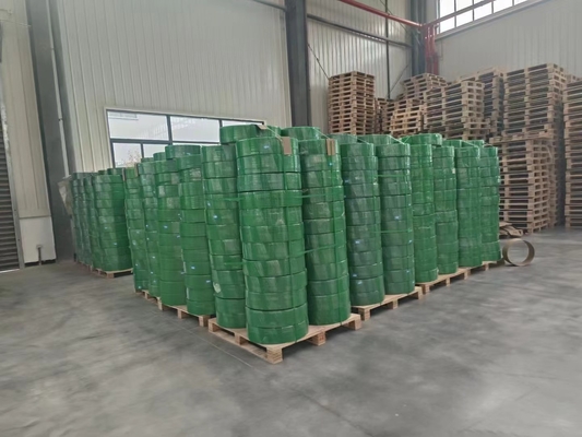 Cinturón de embalaje de PET para fábrica de ladrillos de cemento, anchura: 9-32 mm,fuerte tensión, buena rectitud