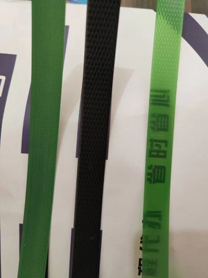 Material de la correa de PET 200-300 kg/h, Equipo de fabricación de cinturones de embalaje de PET con control inteligente PLC de alta velocidad
