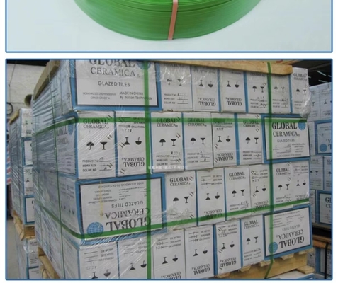Cinturón de acero de plástico PET, fuerza de tracción 150-1000KG, cinturón de embalaje PET, resistente, fuerza de tracción fuerte, peso: 20KG/rollo