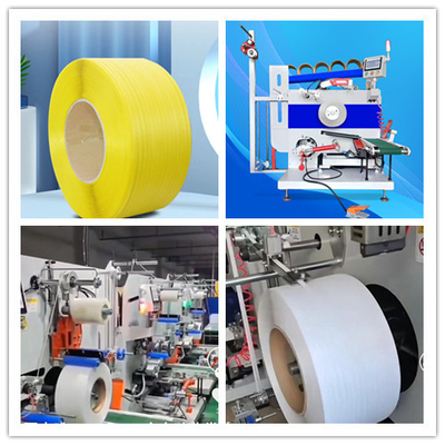 Máquina de remolque de banda de sujeción totalmente automática con control de pantalla táctil, servo remolque, remolque automático