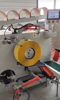 Máquina de remolque de cinta de embalaje de PP, remolque automático automático automático/servo remolque, control por pantalla táctil PLC