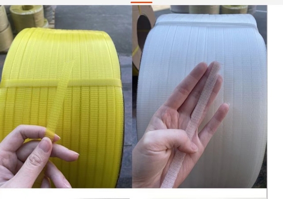 Protección del medio ambiente cinturón de unión de PP, cinturón de embalaje de PP, máquina de PP automática con cinturón, carga de tracción 50-200KG