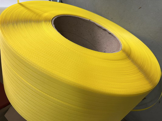 Máquina de fabricación de cinturones de PP de alta velocidad, máquina de fabricación de cinturones de PP de producción eficiente, embalaje automático, 10 kg/rollo