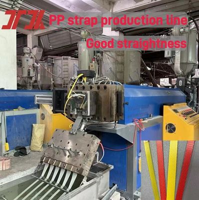 Línea de producción de correas de polietileno PP de 5-19 mm con control PLC