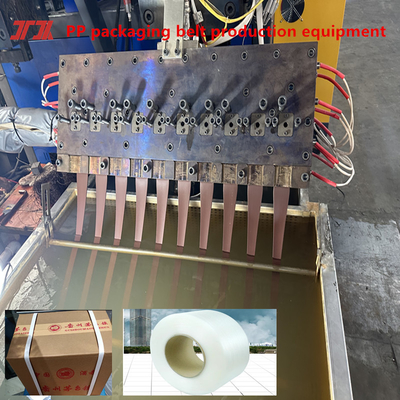 200 kg/h Línea de extrusión de cinta de PP 3.6*1.2*4M Máquina de cinta de embalaje de PP