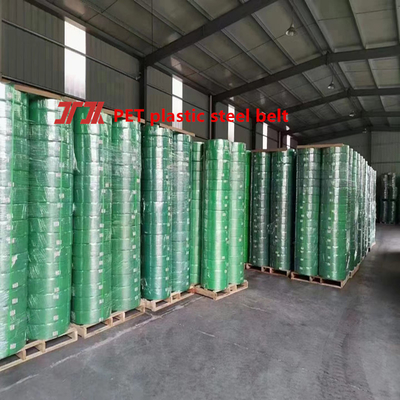 Cinta de embalaje PET resistente a altas temperaturas y UV 9-32 mm de ancho Fuerza de tracción 200-1500KG