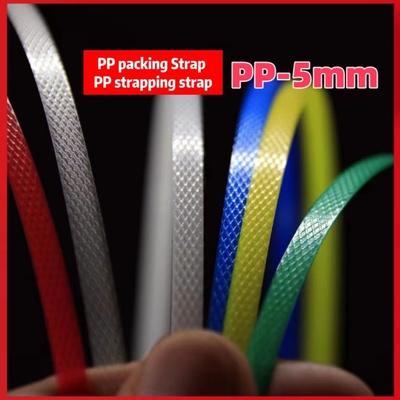 Cinta de embalaje de PP cinta de plástico de PP cinta de embalaje respetuosa con el medio ambiente ancho: 5-19 mm grosor 0,3-1,2 mm