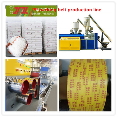 Maquinaria de plástico Equipo de sujeción de polipropileno de PP con capacidad de extrusión de 100-600KG/24