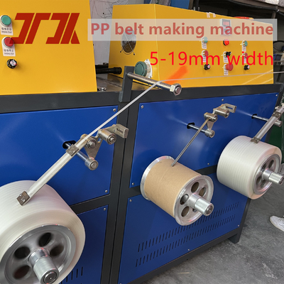 Línea de extrusión de banda de sujeción de cuatro tiras de plástico PP de 250-290 kg/h totalmente automática con enrollador automático