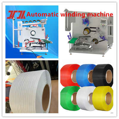 Maquinaria de plástico Línea de producción de tiras de acero de plástico PET de 9-25 mm Máquina de bobinado automático servo