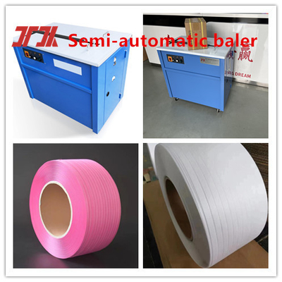 Maquinaria de plástico Maquinaria de embalaje Maquinaria de embalaje Baler semiautomático Máquina de encadenamiento de escritorio Baler de alta velocidad