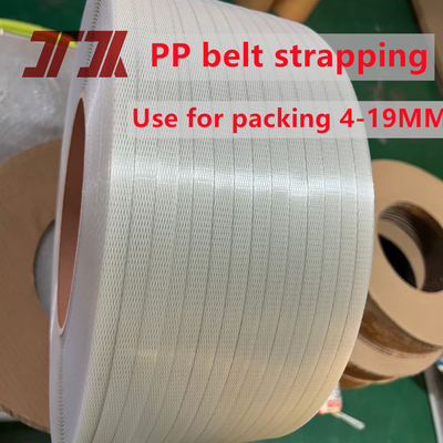 Blanco Rojo Color personalizado Pp Strapping 5-19mm PP Polypropylene Cinturón de embalaje Pallet Strap