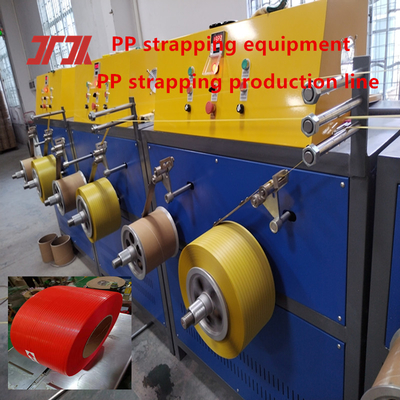 Maquinaria de embalaje de extrusores de plástico Extrusores de PP Línea de producción de correas de extrusores de PP de 5 a 19 mm de ancho