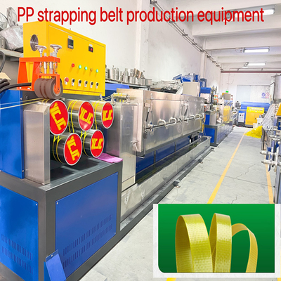 Maquinaria de embalaje de extrusores de plástico Extrusores de PP Línea de producción de correas de extrusores de PP de 5 a 19 mm de ancho
