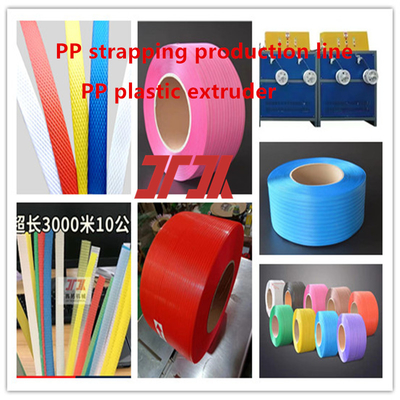 Maquinaria de extrusión de plástico Equipo de correas de PP Línea de producción de correas de PP para sistema de control PLC