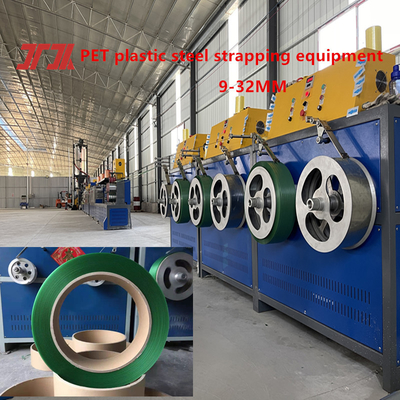 Línea de producción de plástico PET de doble relieve con sistema de control PLC