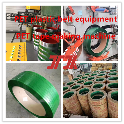 Línea de producción de plástico Equipo de cinta de plástico de acero PET máquina de fabricación de cinta de PET con anchura 9-32mm
