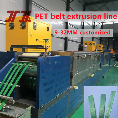 Máquina de producción de tiras de PET de tornillo único de doble salida con enrollador automático de grado