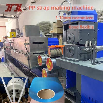 Máquina de extrusión de doble salida de 5 mm de alta capacidad de PP con cuerda de doble salida con cuerda automática ahorrando mano de obra 100-150 kg / h Costo