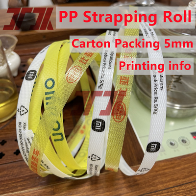 5-19 mm Máquina de fabricación de cinturones de PP personalizada para uso de correas de PP para cartones de carga ligera Madera 50-350 kg Resistencia a la tensión