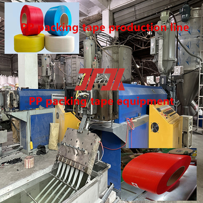 Máquina de extrusión de doble salida de 5 mm de alta capacidad de PP con cuerda de doble salida con cuerda automática ahorrando mano de obra 100-150 kg / h Costo