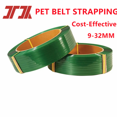 0.4-1.2mm Banda de embalaje de plástico PET personalizada con alta resistencia 300-950 kg y excelente resistencia