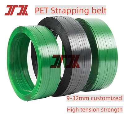 9-32mm Cinturón de embalaje de paletas de poliéster PET personalizado Usado para embalaje de carga pesada OEM / ODM