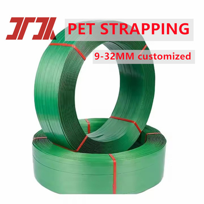 200-950 kg Resistencia a la tensión Cinturón de cinta de PET Uso para palets ladrillos Embalaje con buena calidad