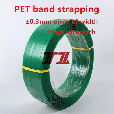 9-32mm Cinturón de embalaje de paletas de poliéster PET personalizado Usado para embalaje de carga pesada OEM / ODM