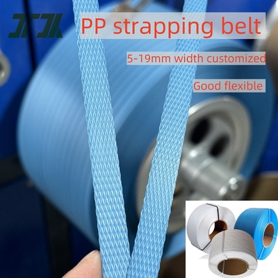 Venta al por mayor Precio de fábrica 5mm Cinturón Polipropileno plástico PP Rollo de cinta de embalaje PP