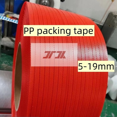 Venta caliente de 5-19 mm de cinta de PP de cinta de plástico de PP de cinta de fusión en caliente de PP para la máquina de cinta automática