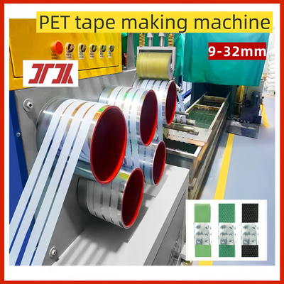 Línea de producción al por mayor de cinturones de acero de plástico PET de alta velocidad Máquina para fabricar cinturones de PET con sistema de deshumidificación y secado