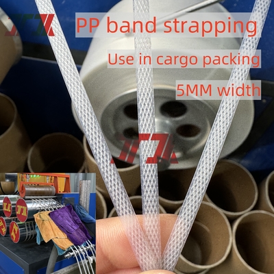 100% de material reciclado con el uso de PP banda de cinta de fabricación de la máquina con doblador automático 5-19 mm de ancho personalizado