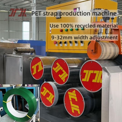 Máquina de producción de bandas de PET de 9-32 mm de ancho para fabricar correas de PET de alta tensión con sistema de memoria PLC