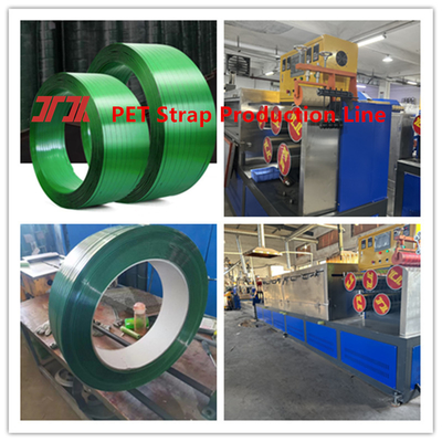 9-25mm de tornillo único / doble tornillo PET cinturón de acero de plástico Equipo de producción de cinturón de cinta de PET línea de producción de cinturón de cinta de embalaje PET con sistema de control PLC