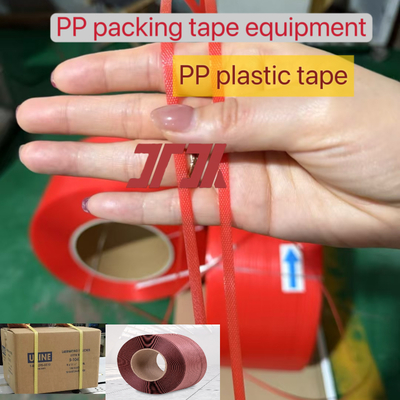 Máquina para Fabricar Flejes de PP, Produce Anchos de 5-19mm con Buena Rectitud y Sistema de Control PLC