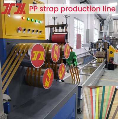 Línea de producción de flejes PP 5-19mm máquina flejadora PP inteligente con cambiador de pantalla automático