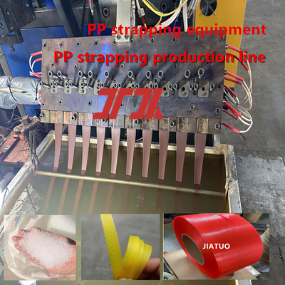 Máquina para Fabricación de Flejes de PP para Flejes de 5-19mm con Materia Prima 100% Reciclada o Nueva