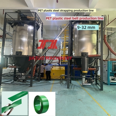 Máquina para fabricar fleje de PET, control PLC, línea de producción de fleje de acero plástico PET, 100-300 m/min