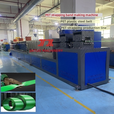 Línea de producción de fleje de plástico PET de 9-32 mm de ancho con secador de barril de 5000L