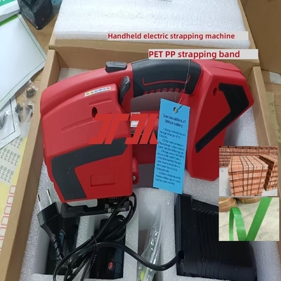 Máquina eléctrica de sujeción manual Herramienta automática de sujeción y apretamiento para correas de PP y PET