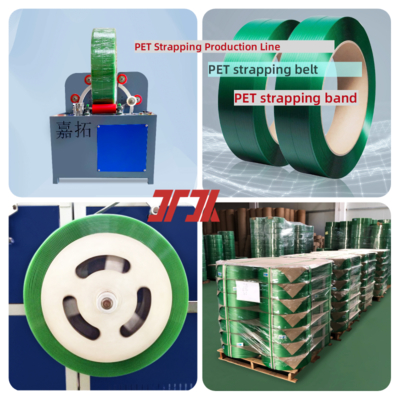 Equipo de producción de cinturones de acero de plástico PET sistema de control PLC máquina de fabricación de cinturones de PET máquina automática de cinturones de mascotas