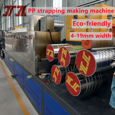 Máquina de producción de correas de polipropileno PP de control PLC Seis correas Producción 360-380 kg/h