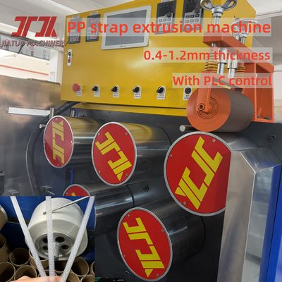 Línea de producción de extrusores de correa de embalaje de PP con tornillo único y enrollador automático