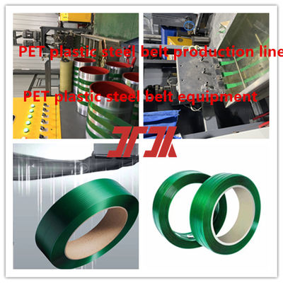 Máquina para fabricar flejes de PET de 9-25 mm, línea de producción de cintas de embalaje de PET con escamas de botella 100% PET