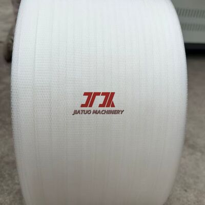 Cinta de embalaje de fleje de PP de 5-19 mm disponible para impresión, uso de materia prima nueva con 6000 m/rollo