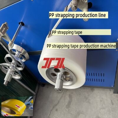 Máquina para fabricar fleje de PET PP, equipo de flejado de PP de un solo tornillo con bobinadora automática