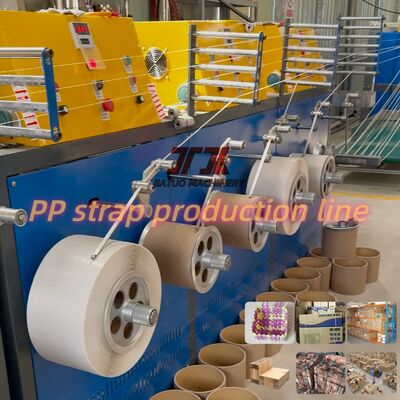 Maquinaria para fabricar flejes de PP de 5-19 mm Línea de producción de flejes de PP con control PLC