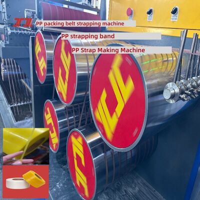 Equipo de flejado de PP de 5-19 mm Máquina para fabricar flejes de PP Velocidad de línea 100–300 m/min