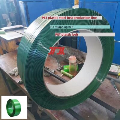 Máquina para hacer correas de PET de 9-25 mm Máquina de correas de PET con copos de botella de PET 100%